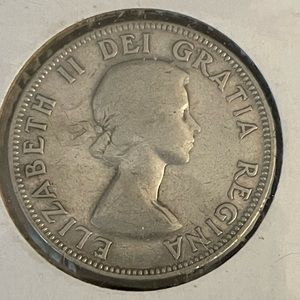 Collectible Canada Quarter sealed Elizabeth II DEI Gratia Regina coin 1953